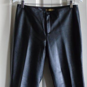 Genuine Leather Women's Rem Garson Dark Brown Pants Size 6